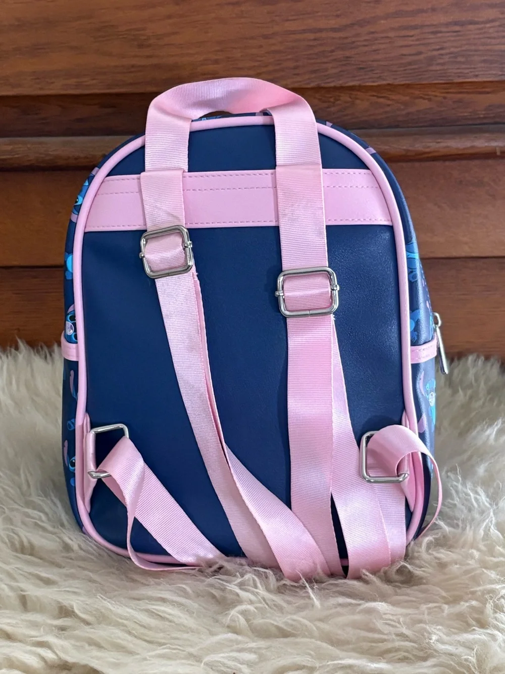 Disney Navy Stitch Mini Backpack